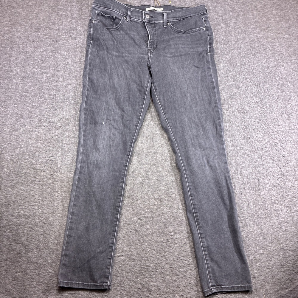Levi's 311 Shaping Skinny Jeans Womens 32 Gray Mid Rise Stretch